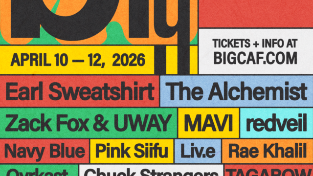 Big City Culture & Arts Festival 2026 lineup: Earl Sweatshirt, The Alchemist, Zack Fox, MAVI, Navy Blue, Pink Siifu, and more, Downtown Gainesville, FL, April 10&ndash;12, 2026.